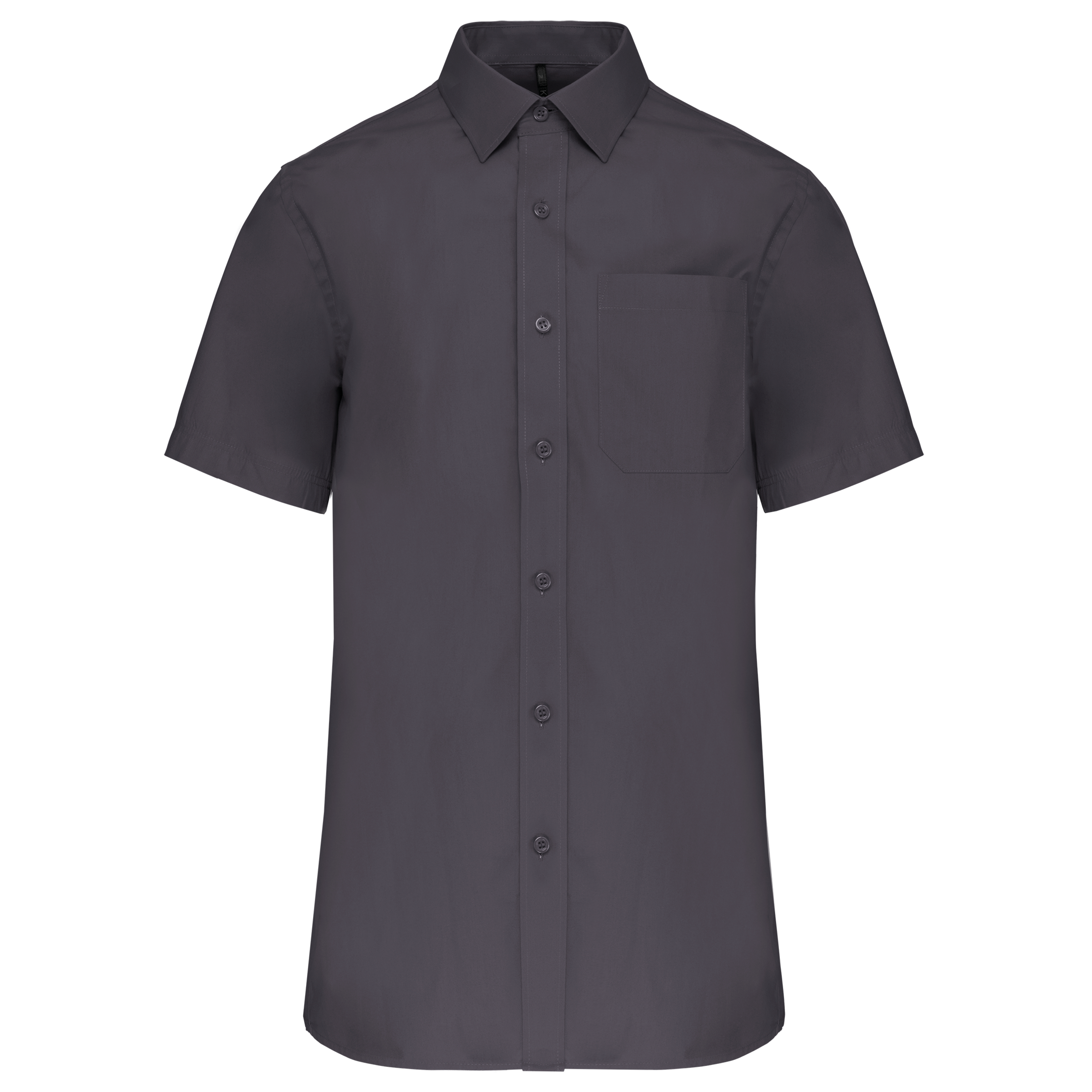Camisa popelina manga corta hombre