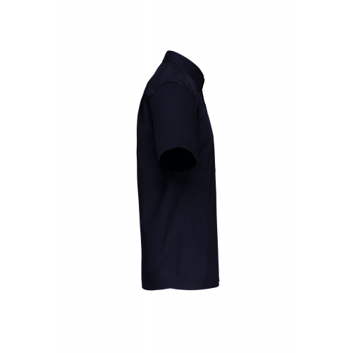 navy Camisa popelina manga corta hombre