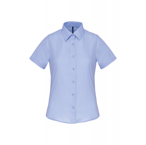 bright sky Camisa popelina manga corta mujer