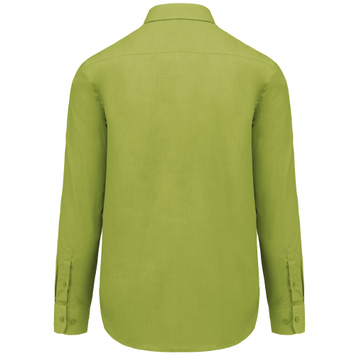 burnt lime Camisa popelina de polialgodón de fácil cuidado hombre