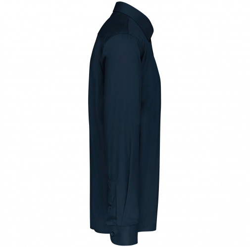 navy Camisa popelina de polialgodón de fácil cuidado hombre