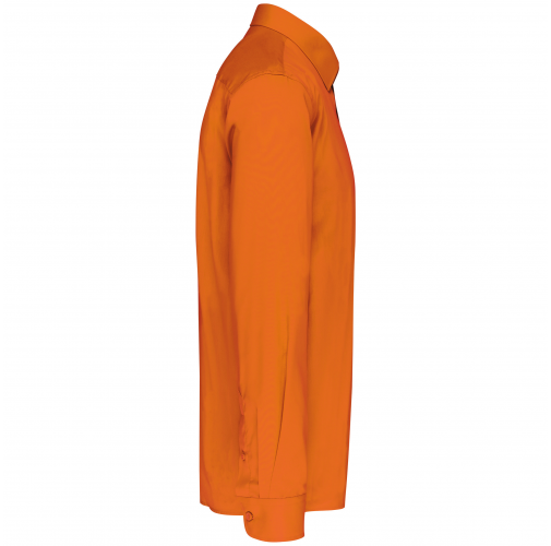 orange Camisa popelina de polialgodón de fácil cuidado hombre