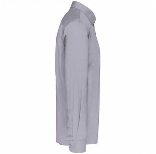 silver Camisa popelina de polialgodón de fácil cuidado hombre