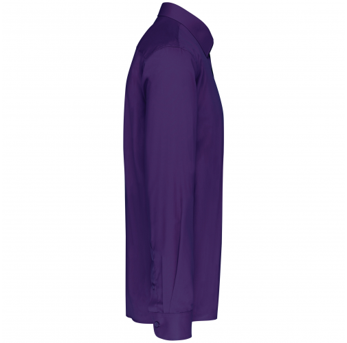 purple Camisa popelina de polialgodón de fácil cuidado hombre