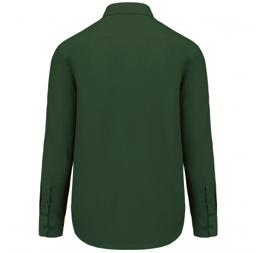 forest green Camisa popelina de polialgodón de fácil cuidado hombre