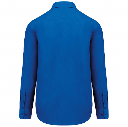 light royal blue Camisa popelina de polialgodón de fácil cuidado hombre