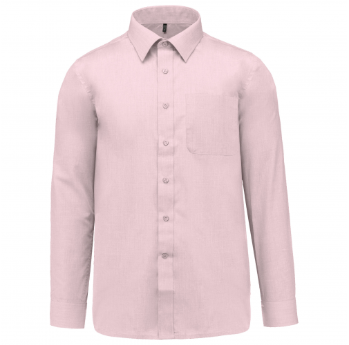 pale pink Camisa popelina de polialgodón de fácil cuidado hombre