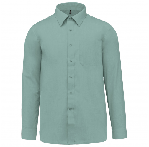 sage Camisa popelina de polialgodón de fácil cuidado hombre