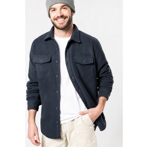 Sobrecamisa polar con forro de sherpa