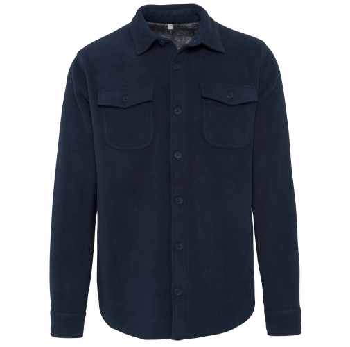 navy / storm grey Sobrecamisa polar con forro de sherpa