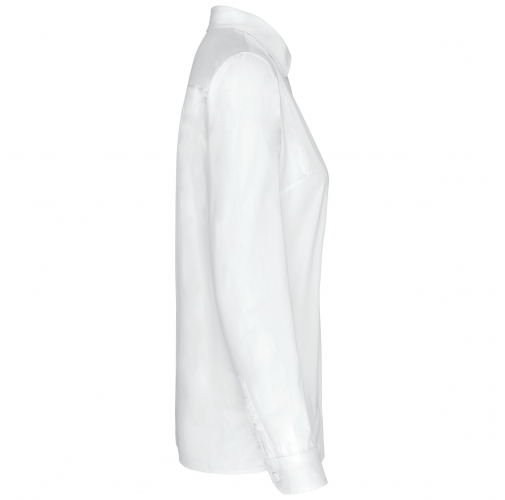 Camisa de algodón Nevada de manga larga para mujer