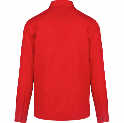 red Camisa de algodón Nevada de manga larga para hombre