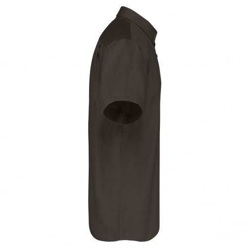 dark grey Camisa de algodón Ariana III manga corta hombre