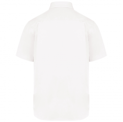 white Camisa de algodón Ariana III manga corta hombre