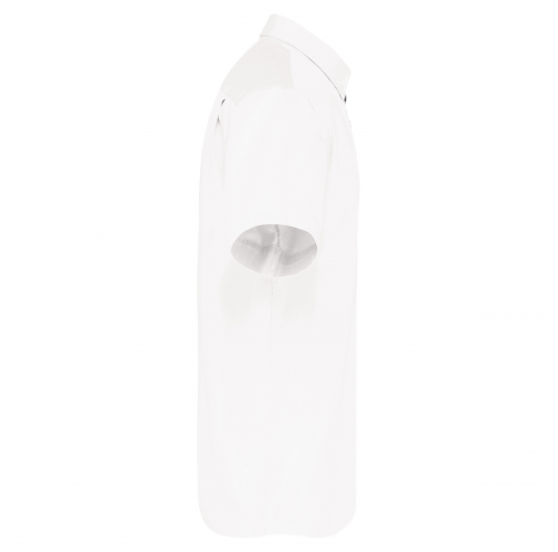 white Camisa de algodón Ariana III manga corta hombre