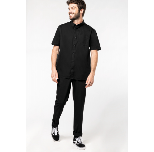 Camisa de algodón Ariana III manga corta hombre