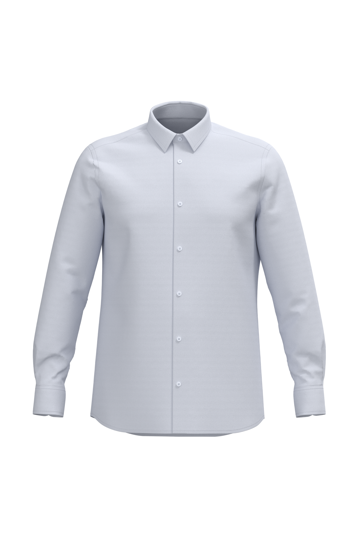 Camisa oxford de manga larga para hombre
