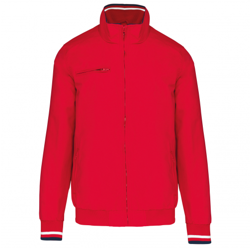 red / white / navy Cazadora city