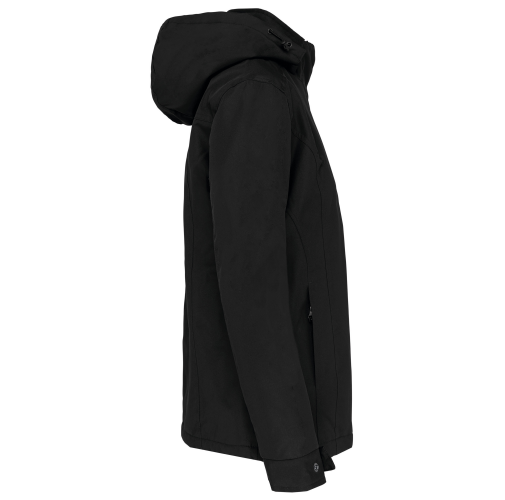 black Parka acolchada mujer