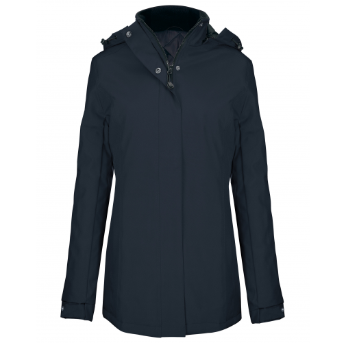 navy Parka acolchada mujer