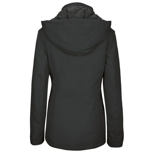 dark grey Parka acolchada mujer