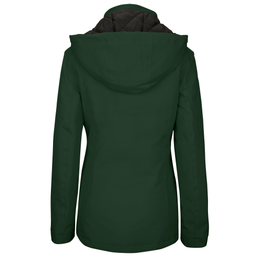 forest green Parka acolchada mujer