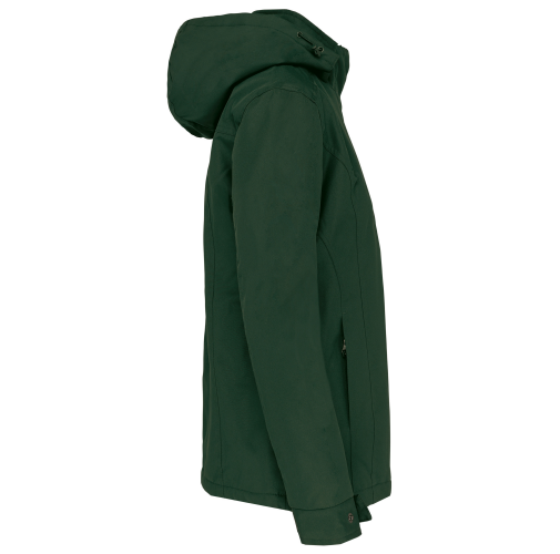 forest green Parka acolchada mujer