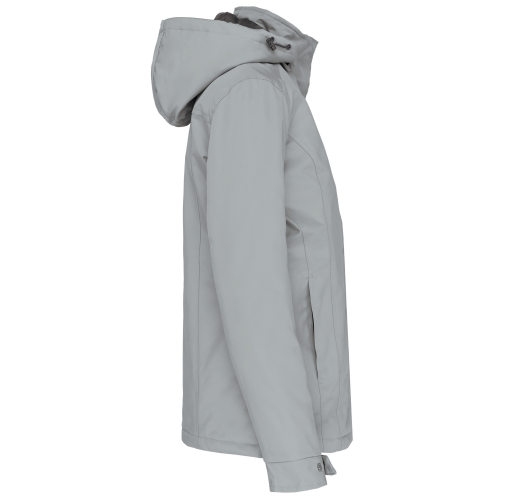 snow grey Parka acolchada mujer