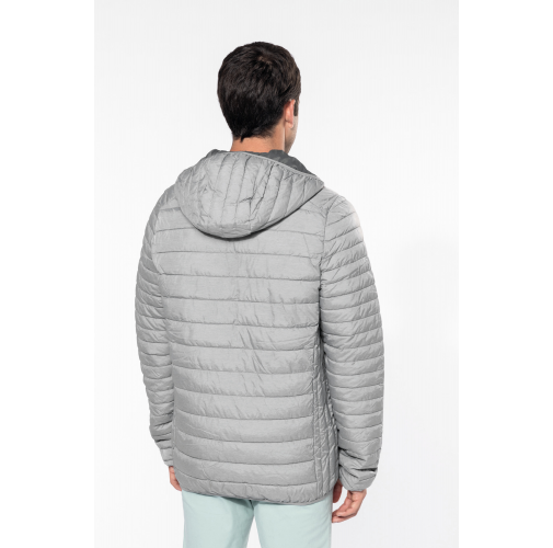 Chaqueta acolchada y ligera con capucha hombre