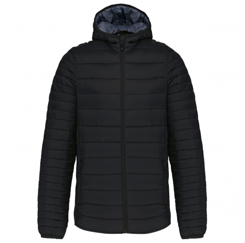 Chaqueta acolchada y ligera con capucha hombre