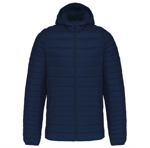 Chaqueta acolchada y ligera con capucha hombre
