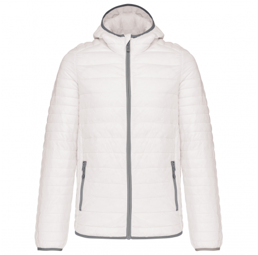 Chaqueta acolchada y ligera con capucha hombre