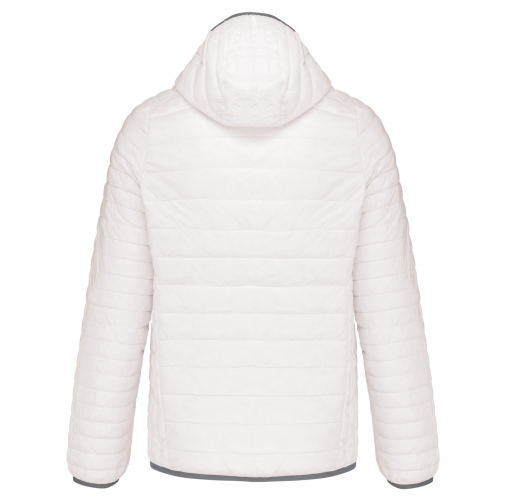 Chaqueta acolchada y ligera con capucha hombre