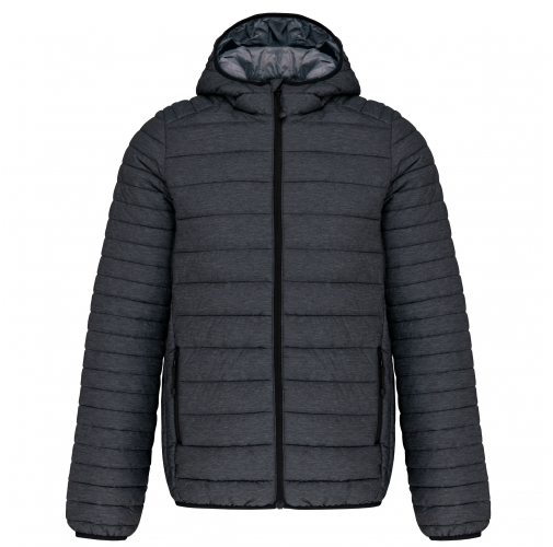 Chaqueta acolchada y ligera con capucha hombre