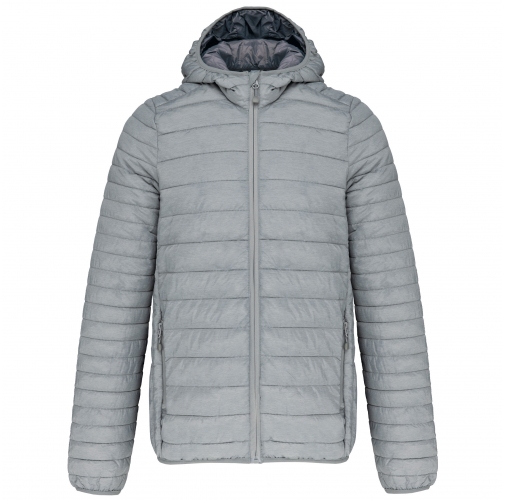 Chaqueta acolchada y ligera con capucha hombre