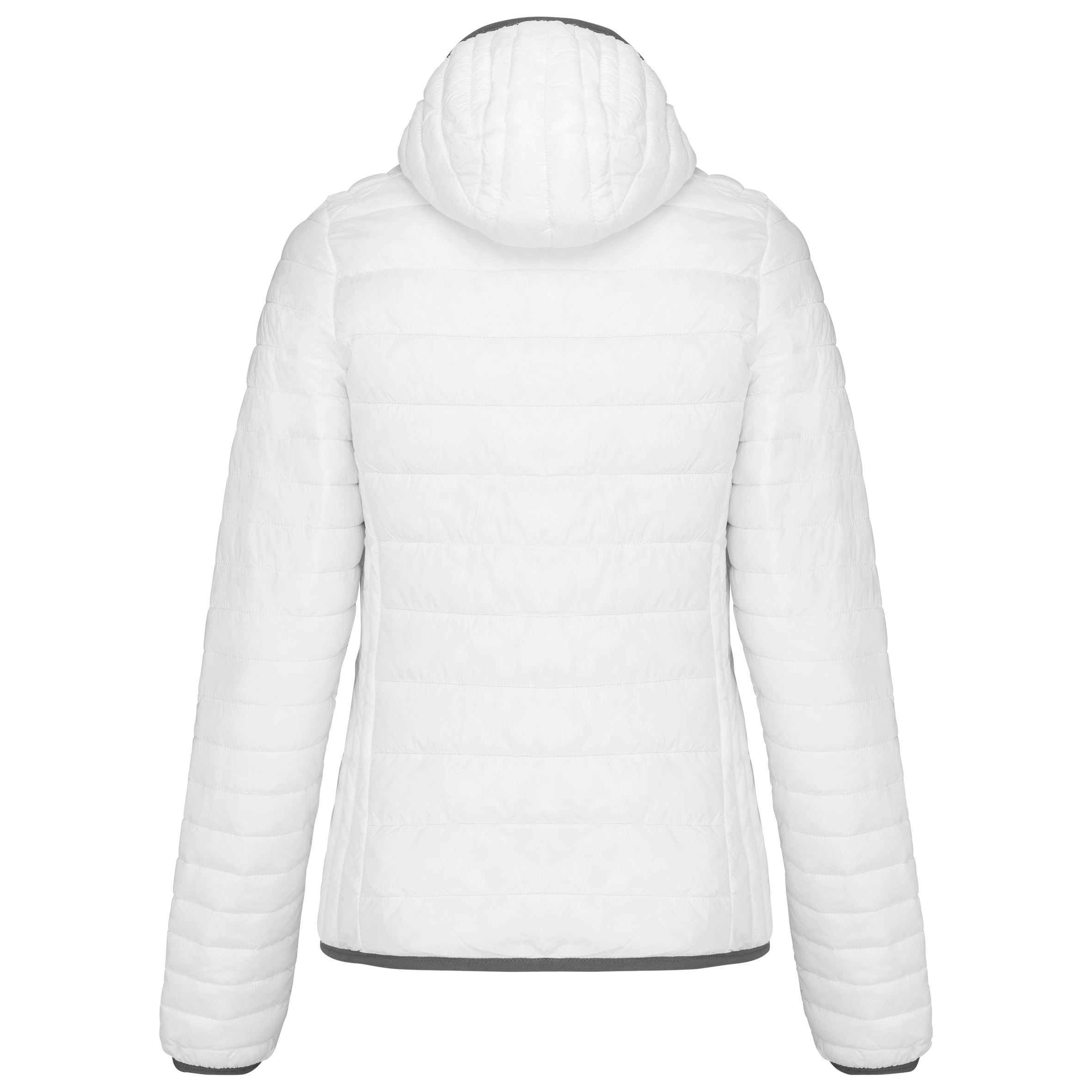 Chaqueta acolchada y ligera con capucha mujer