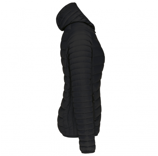 Chaqueta acolchada y ligera con capucha mujer