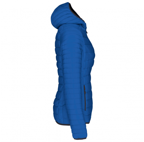 Chaqueta acolchada y ligera con capucha mujer