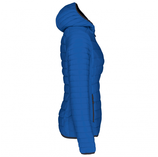 Chaqueta acolchada y ligera con capucha mujer
