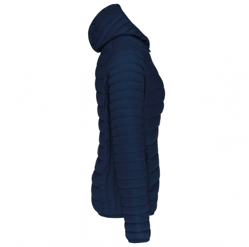 Chaqueta acolchada y ligera con capucha mujer