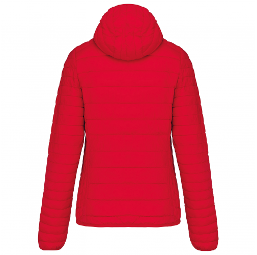 Chaqueta acolchada y ligera con capucha mujer