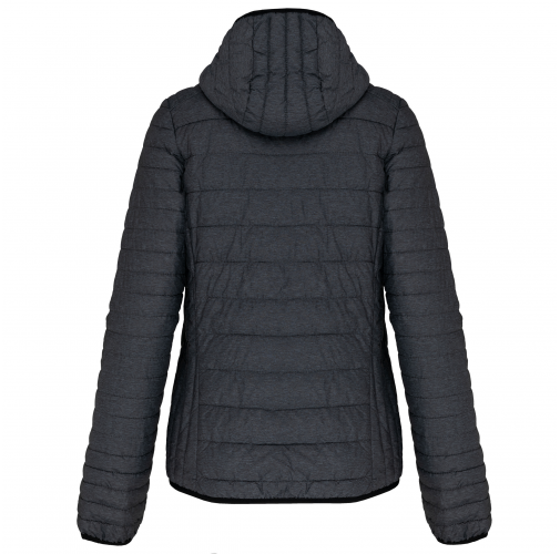 Chaqueta acolchada y ligera con capucha mujer