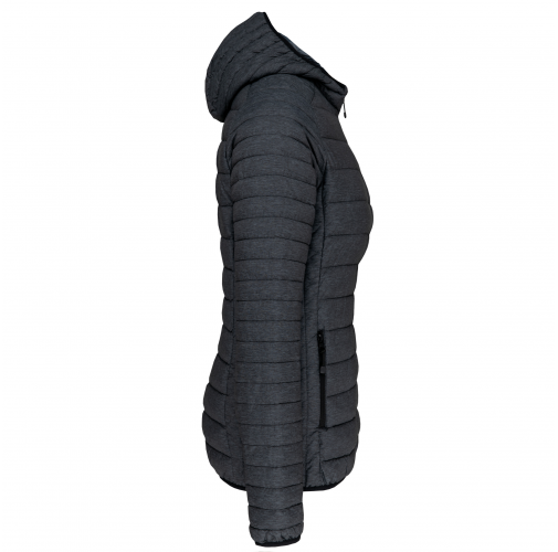 Chaqueta acolchada y ligera con capucha mujer