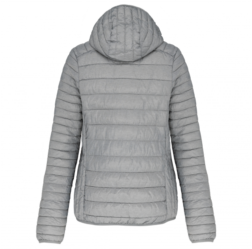 Chaqueta acolchada y ligera con capucha mujer