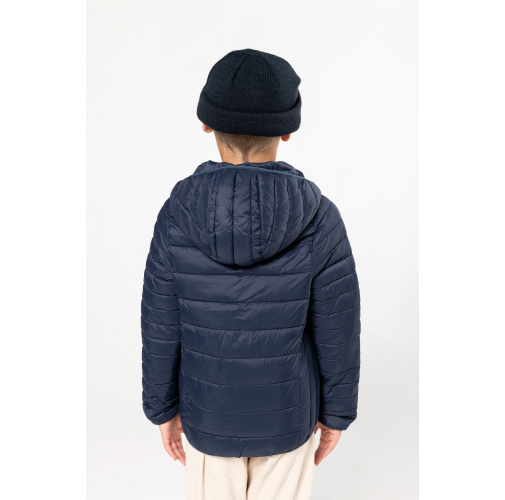 Chaqueta acolchada y ligera con capucha niños