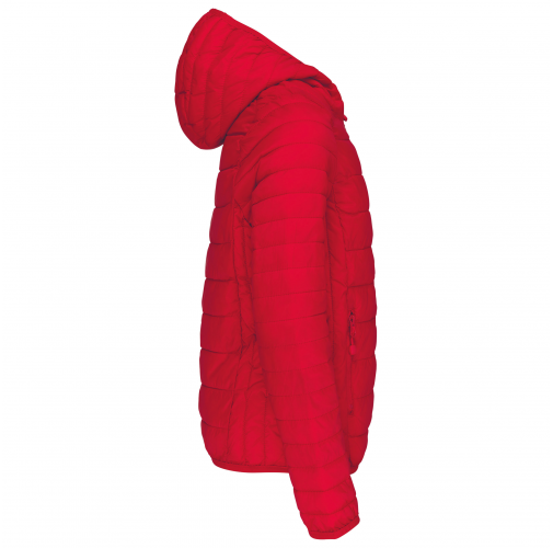 red Chaqueta acolchada y ligera con capucha niños