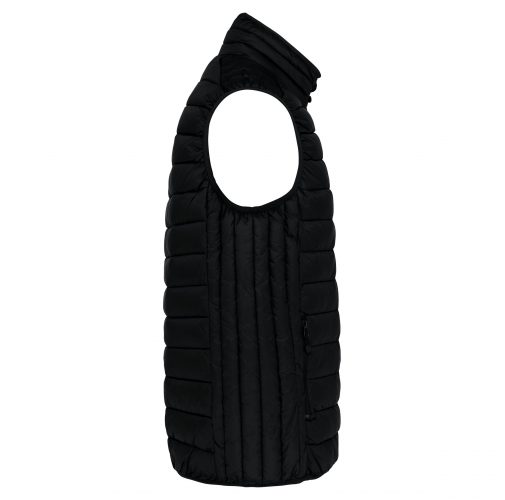 black Chaleco acolchado y ligero hombre