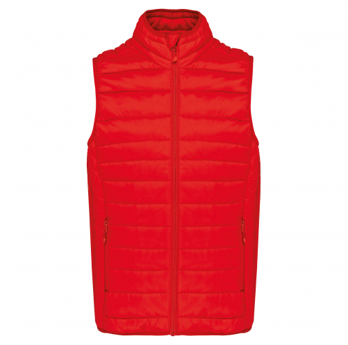 red Chaleco acolchado y ligero hombre