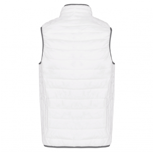 white Chaleco acolchado y ligero hombre