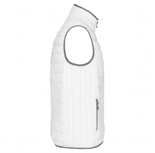 white Chaleco acolchado y ligero hombre